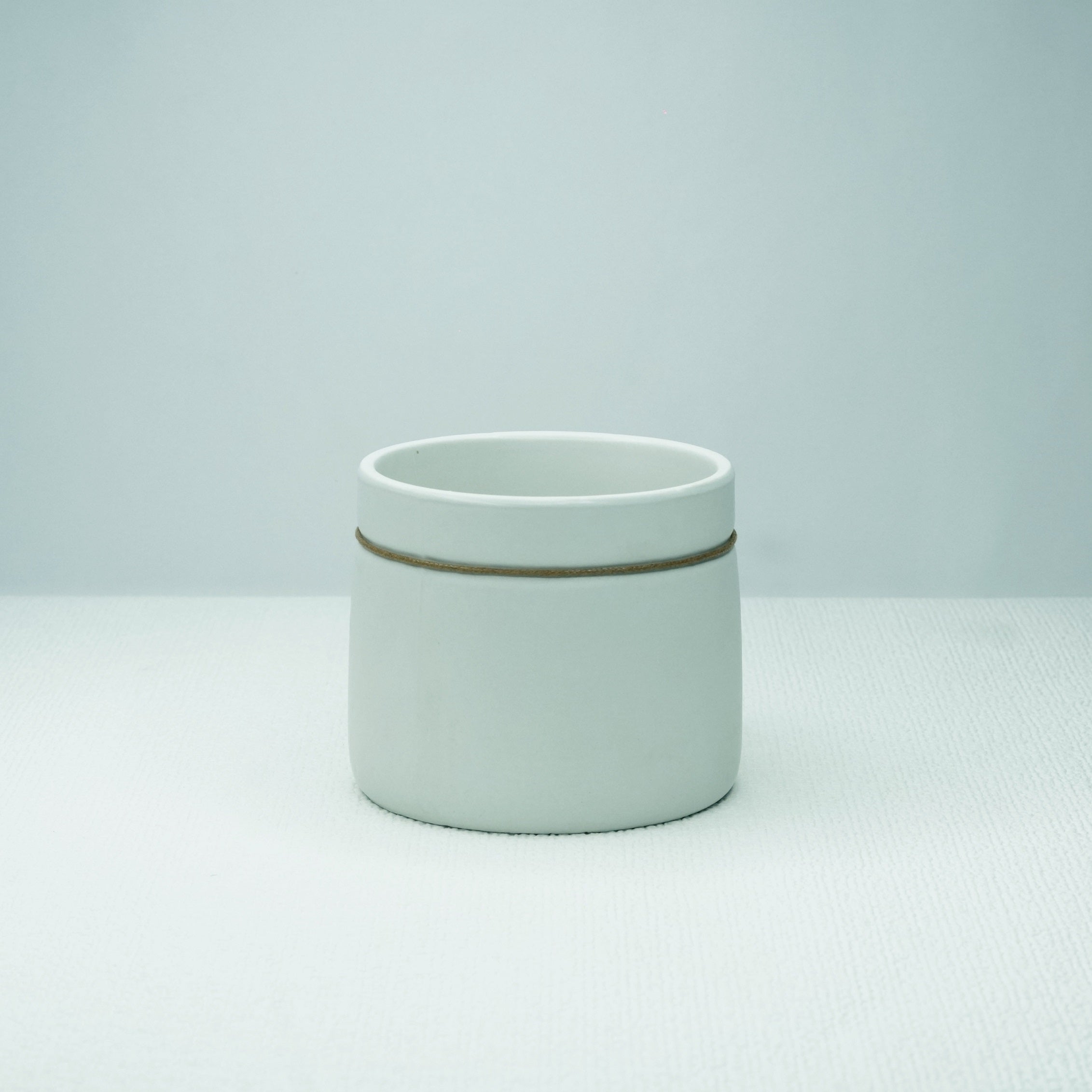 Creamy White  Ceramic Pot 4 inch